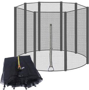 Захисна сітка для батута 244-252 см (8 ft) 6 стійок, зовнішня SJNET8 фото